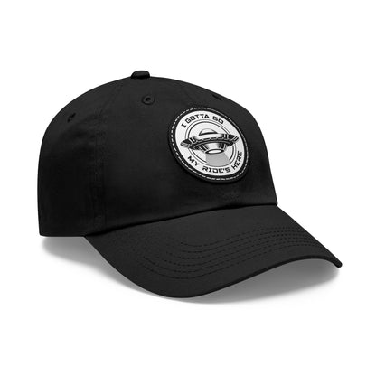My ride is here patch hat