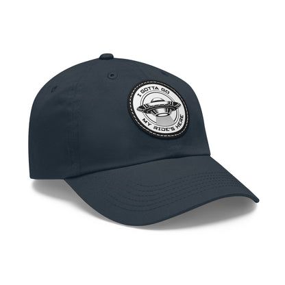 My ride is here patch hat
