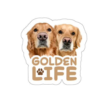 Golden Retriever Die-Cut Stickers